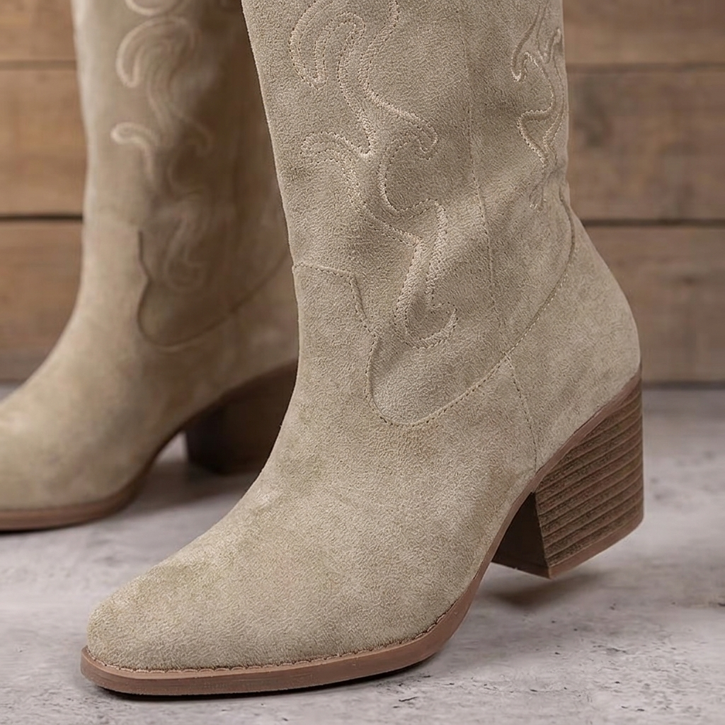 Women's Embroidered Western Cowboy Boots