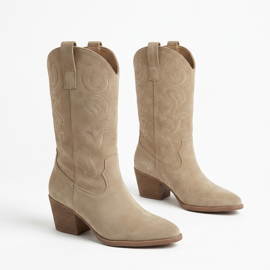 Women's Embroidered Western Cowboy Boots